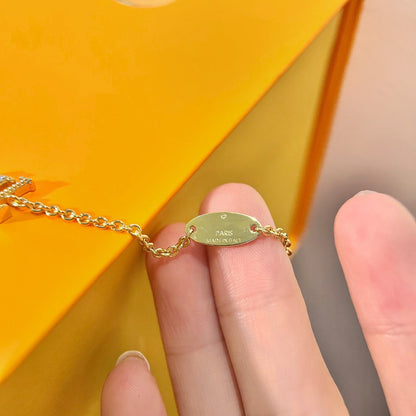 [Glimmer]LOGO STAR MOTIF GOLD BRACELET