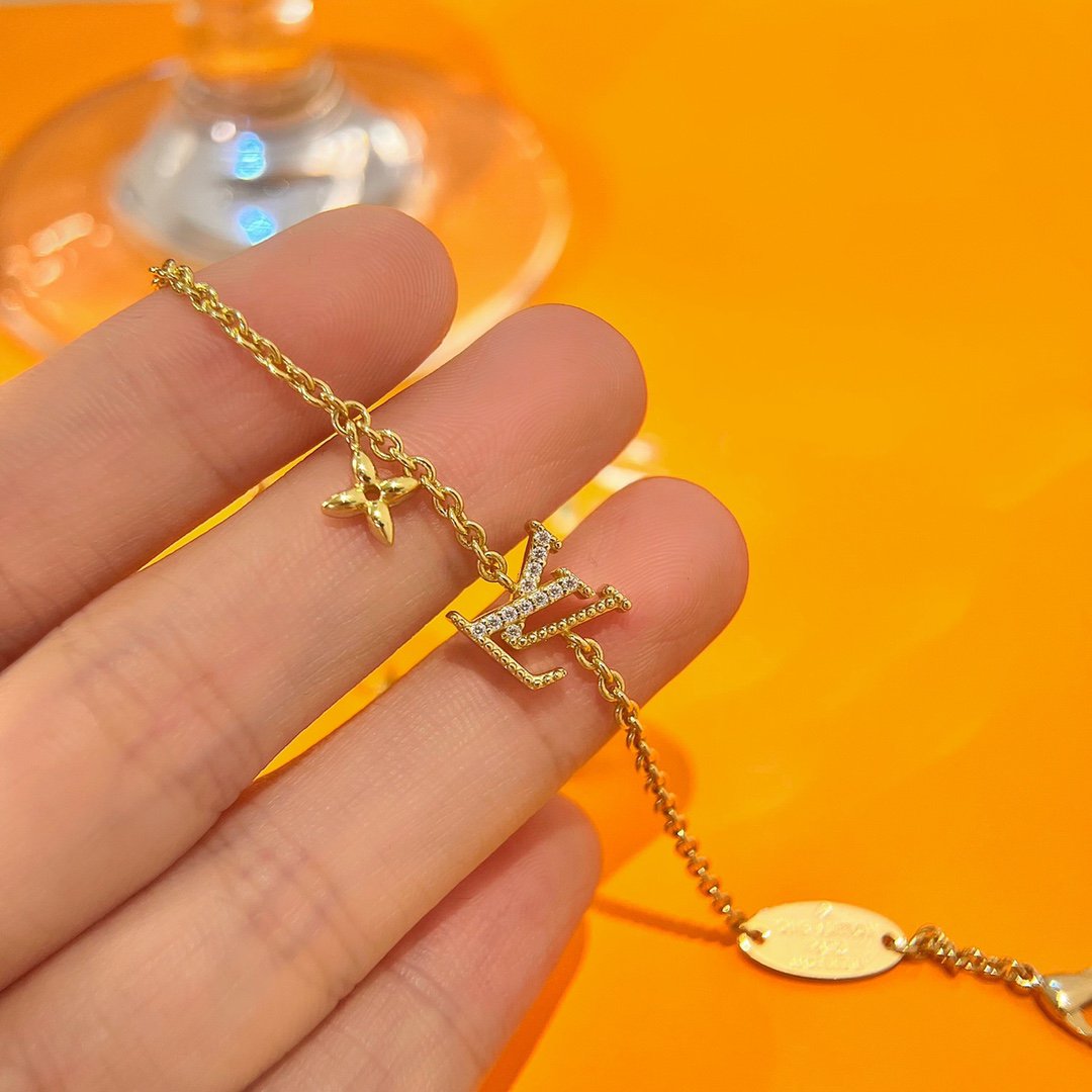 [Glimmer]LOGO STAR MOTIF GOLD BRACELET