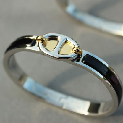 [Glimmer]CLIC CHAINE SILVER BRACELET
