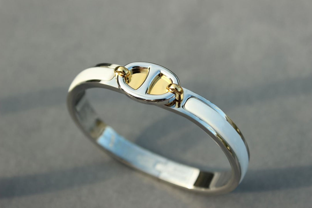 [Glimmer]CLIC CHAINE SILVER BRACELET