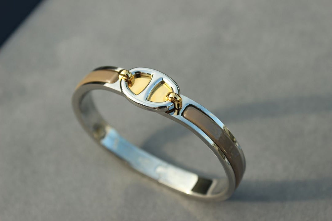 [Glimmer]CLIC CHAINE SILVER BRACELET