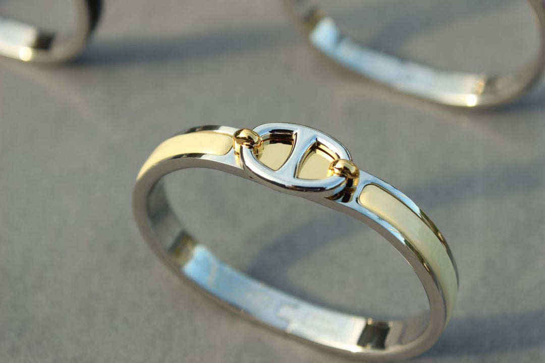 [Glimmer]CLIC CHAINE SILVER BRACELET