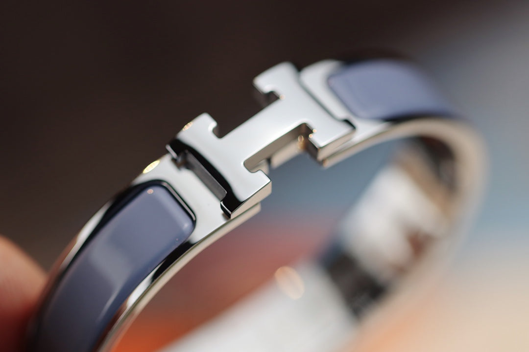 [Glimmer]H BRACELET 12MM BLUE GRAY