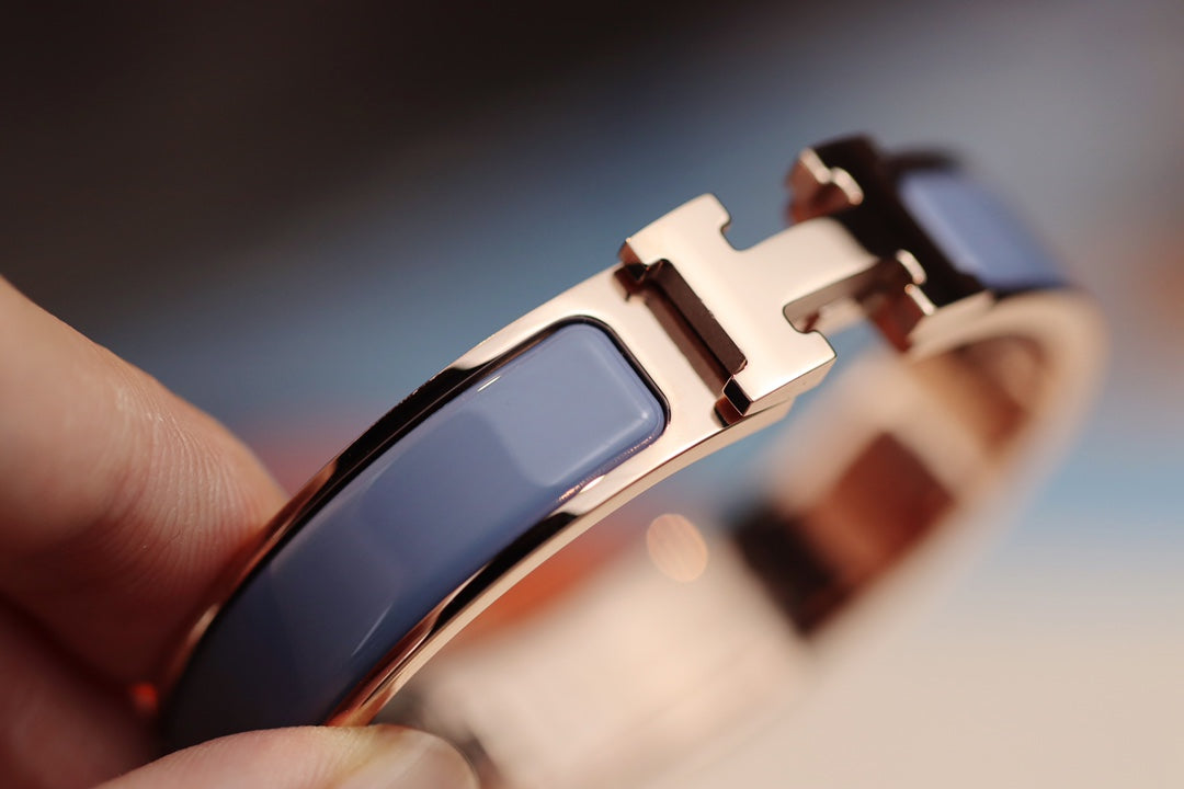 [Glimmer]H BRACELET 12MM BLUE GRAY