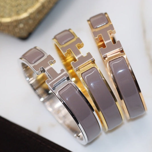 [Glimmer]H BRACELET 12MM BROWN