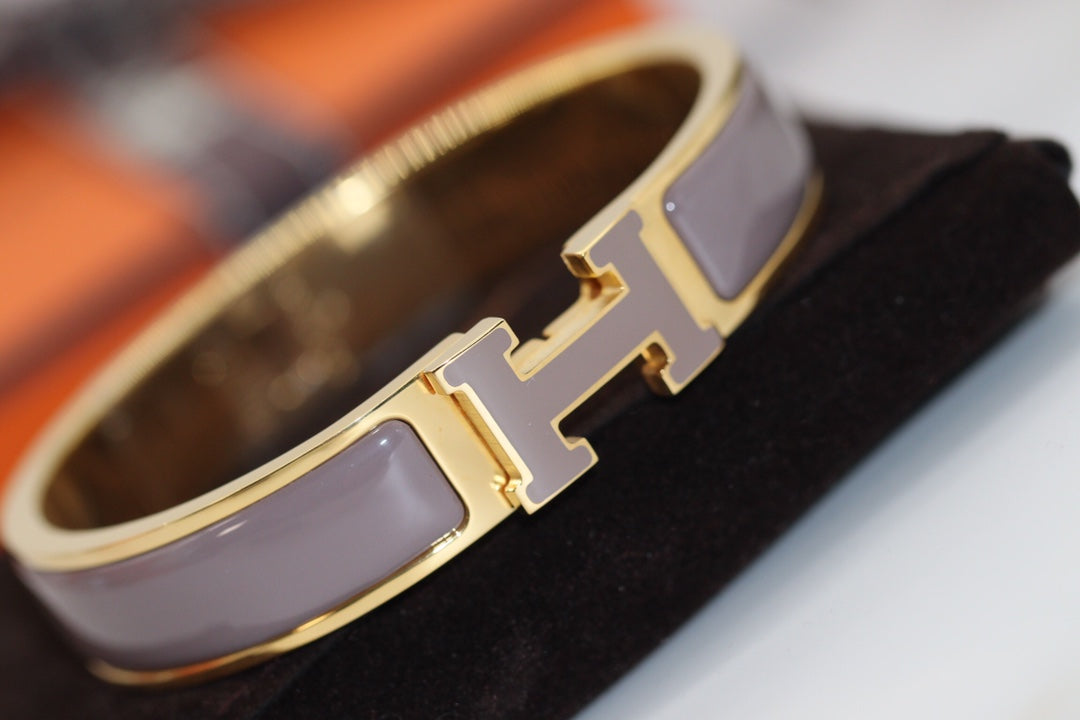 [Glimmer]H BRACELET 12MM BROWN