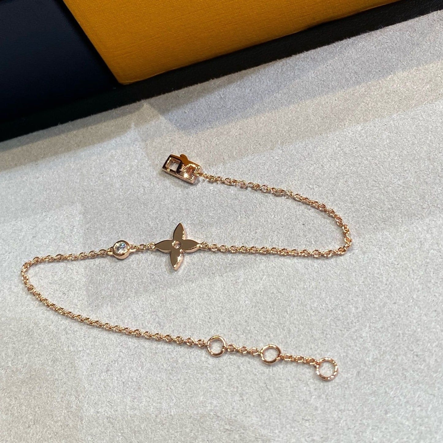 [Glimmer]STAR DIAMOND PINK GOLD BRACELET