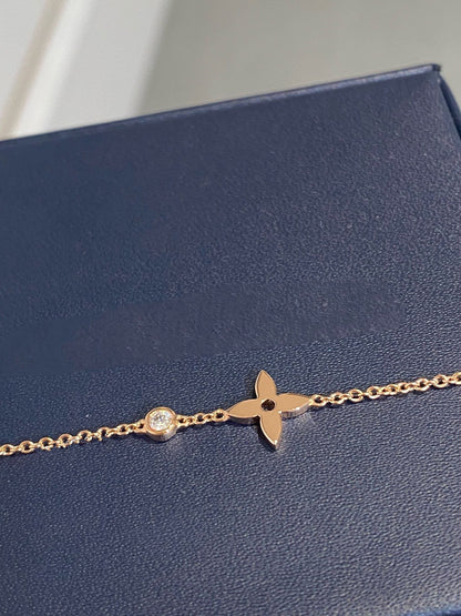 [Glimmer]STAR DIAMOND PINK GOLD BRACELET