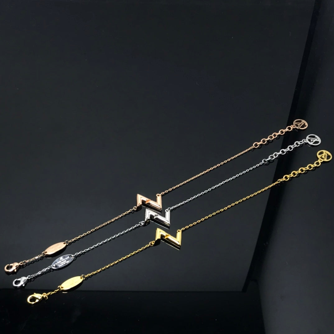 [Glimmer]VOLT LV LOGO BRACELET