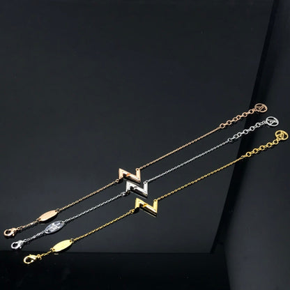 [Glimmer]VOLT LV LOGO BRACELET