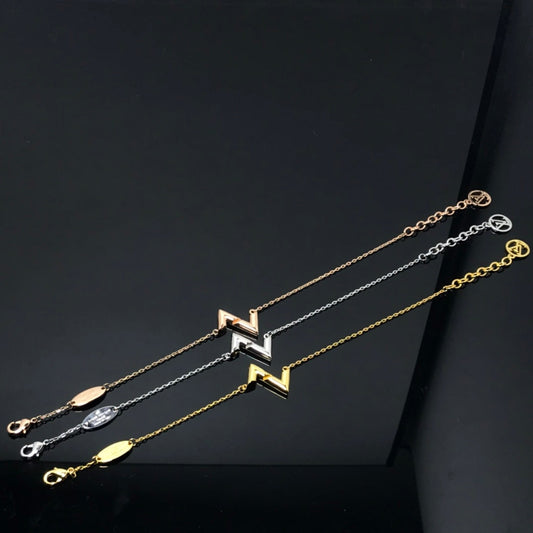 [Glimmer]VOLT LV LOGO BRACELET