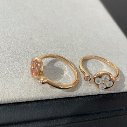 [Glimmer]SUN 1 DIAMOND PINK MOP RING