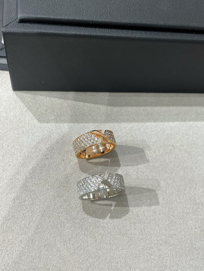 [Glimmer]LIENS EVIDENCE  DIAMOND PAVED RING