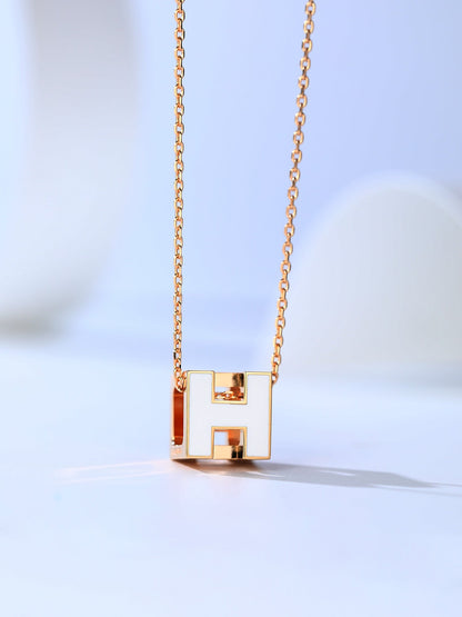 [Glimmer]H CAGE PINK GOLD NECKLACE