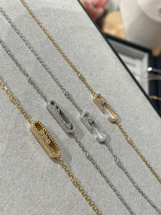 [Glimmer]BABY MOVE DIAMOND BRACELET