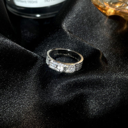 [Glimmer]KELLY SILVER DIAMOND RING