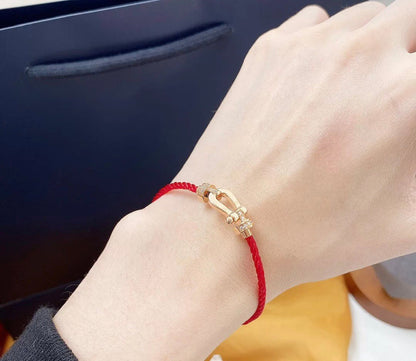 [Glimmer]FORCE 10 HALF DIAMOND PINK GOLD RED CORDERI LARGE AND MEDIUM MODEL