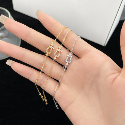 [Glimmer]FORCE 10 FULL DIAMOND BUCKLE CHAIN LINK MINI MODEL