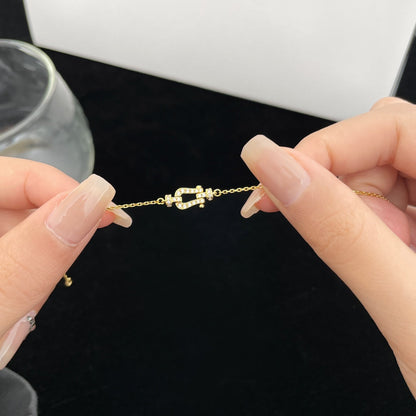 [Glimmer]FORCE 10 FULL DIAMOND BUCKLE CHAIN LINK MINI MODEL