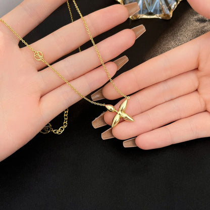 [Glimmer]LOUISETTE GOLD NECKLACE