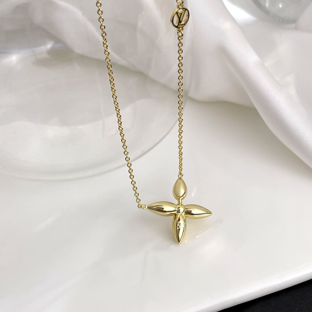 [Glimmer]LOUISETTE GOLD NECKLACE