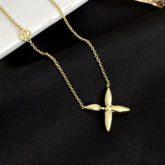 [Glimmer]LOUISETTE GOLD NECKLACE