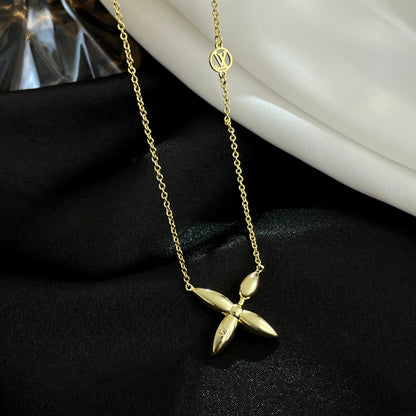 [Glimmer]LOUISETTE GOLD NECKLACE