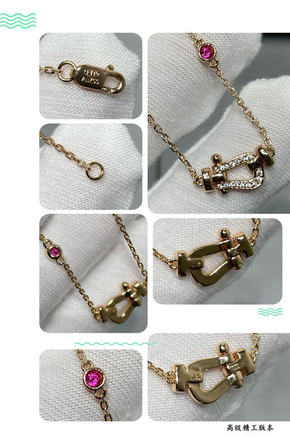 [Glimmer]フォース10 ダイヤモンドピンクゴールド ネックレス