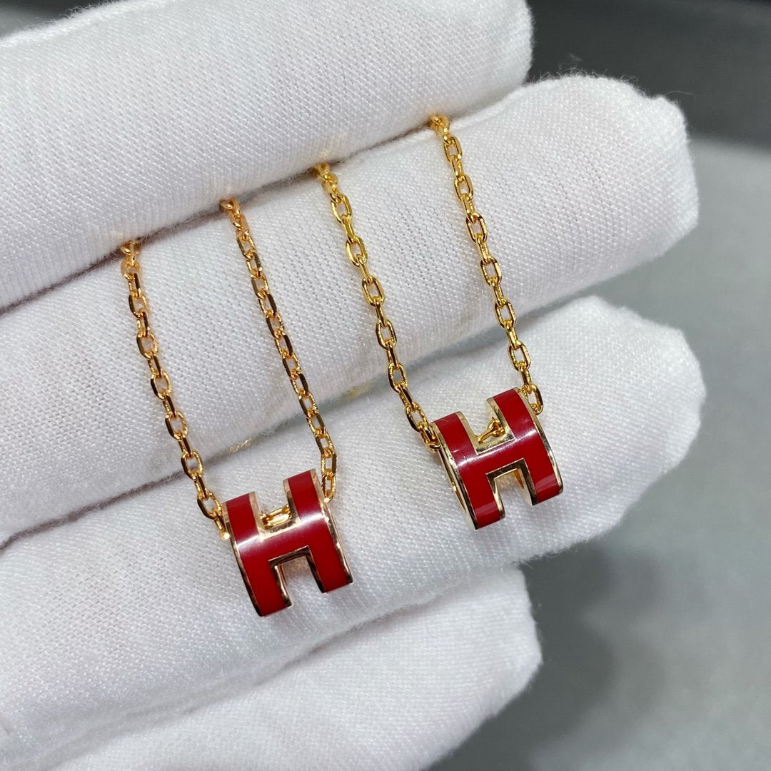 [Glimmer]MINI POP H NECKLACE