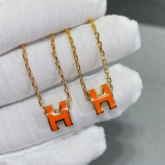 [Glimmer]MINI POP H NECKLACE