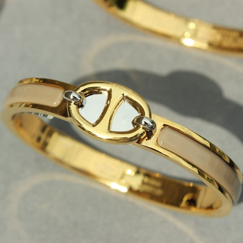 [Glimmer]CLIC CHAINE GOLD BRACELET