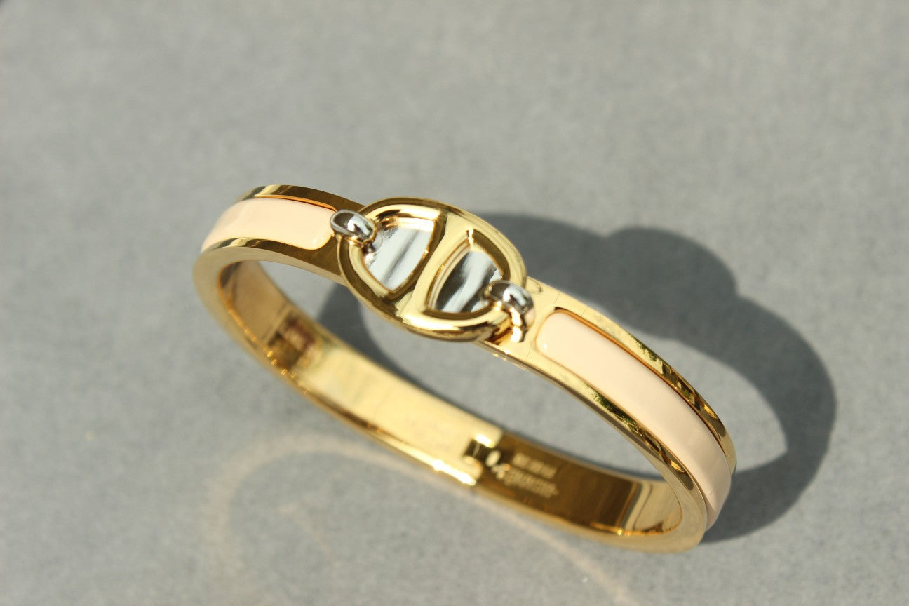 [Glimmer]CLIC CHAINE GOLD BRACELET
