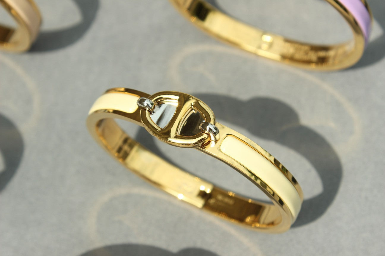 [Glimmer]CLIC CHAINE GOLD BRACELET