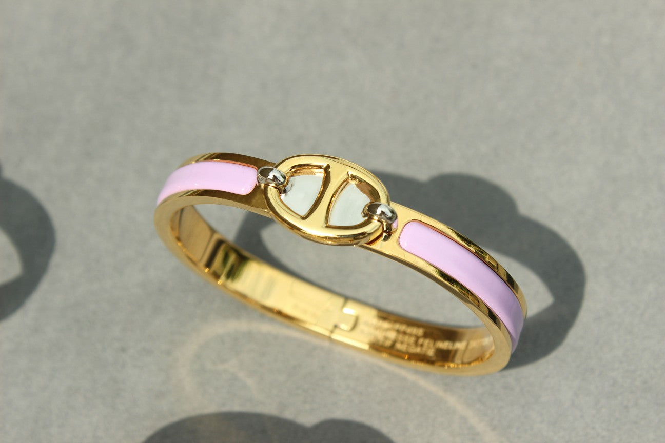 [Glimmer]CLIC CHAINE GOLD BRACELET
