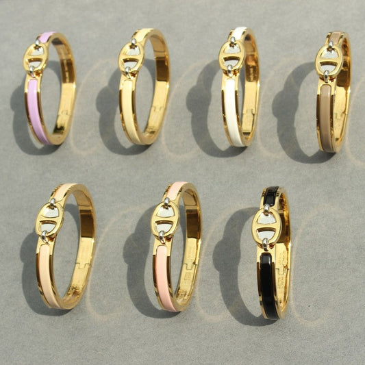 [Glimmer]CLIC CHAINE GOLD BRACELET