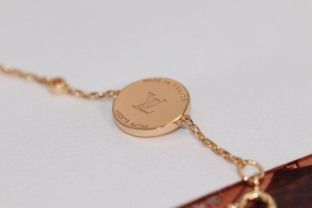 [Glimmer]STAR AND SUN 4 MOTIF PINK GOLD MALACHITE BRACELET