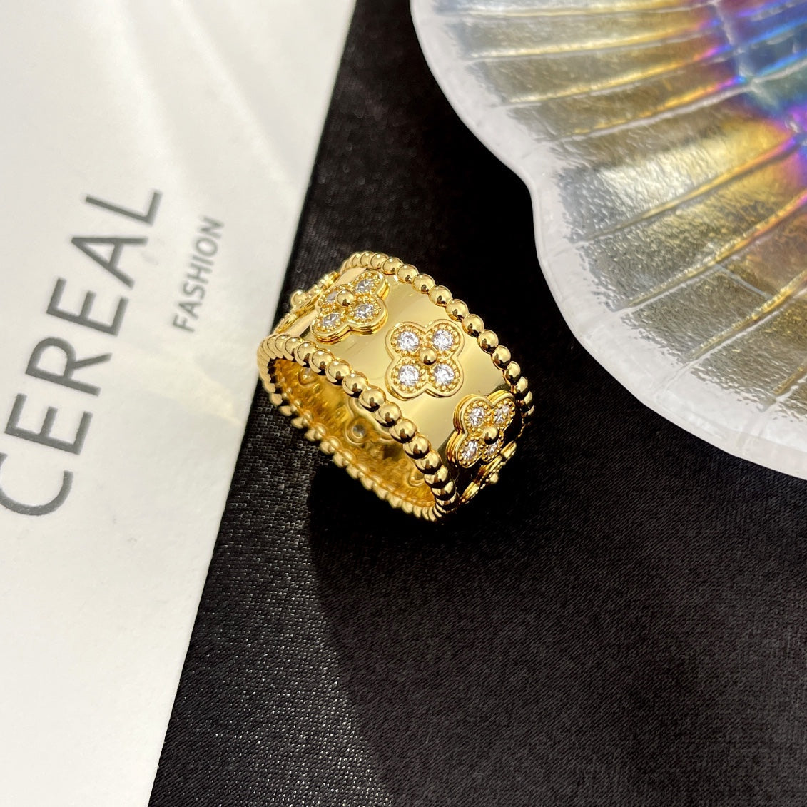 [Glimmer]PERLEE DIAMOND LARGE RING