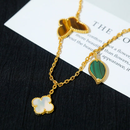 [Glimmer]LUCKY SPRING 5 MOTIF GOLD BRACELET