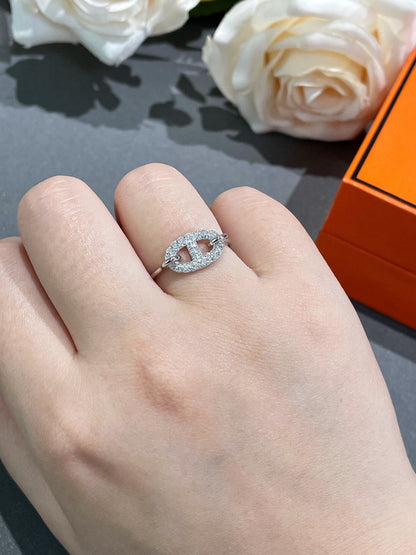[Glimmer]RONDE SMALL DIAMOND RING
