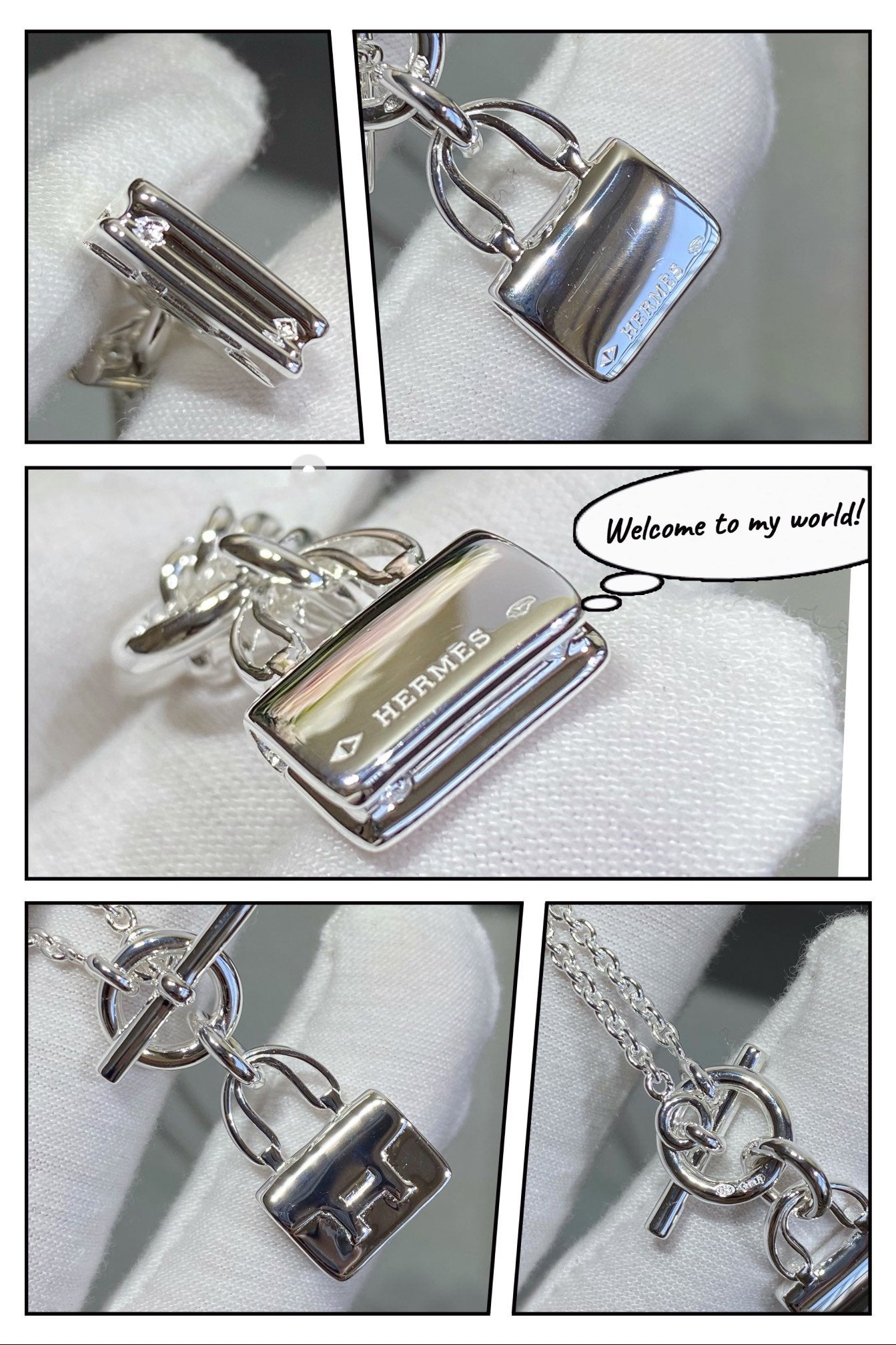 [Glimmer]CONSTANCE PEDANT SILVER NECKLACE