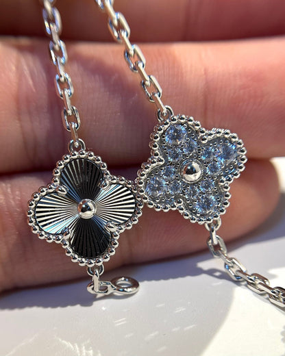 [Glimmer] CLOVER 5 MOTIF LASER BRACELET COLLECTION