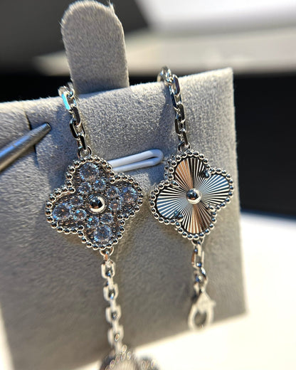 [Glimmer] CLOVER 5 MOTIF LASER BRACELET COLLECTION