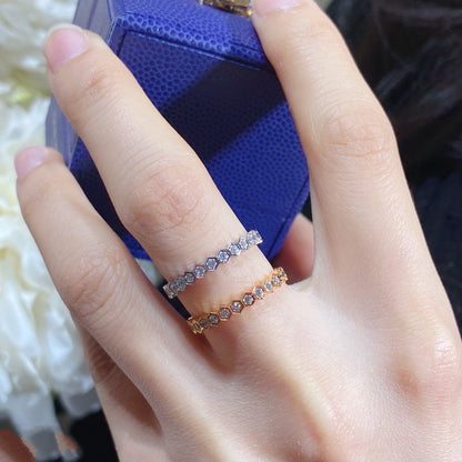 [Glimmer]BEE LOVE DIAMOND PAVED SMALL RING