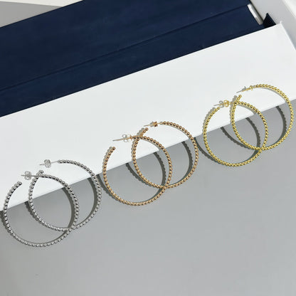 [Glimmer]SMOOTH BEAD STUD EARRINGS