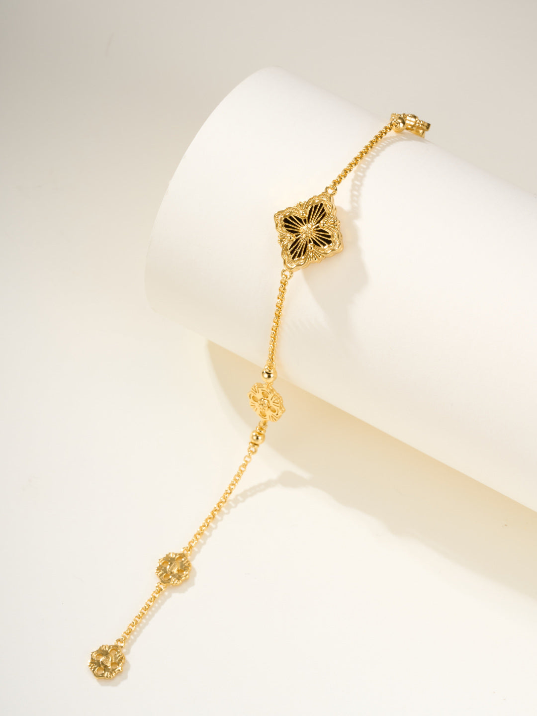 [Glimmer]B.C.L ENAMELED One-Flower Bracelet£¨Various Colors)