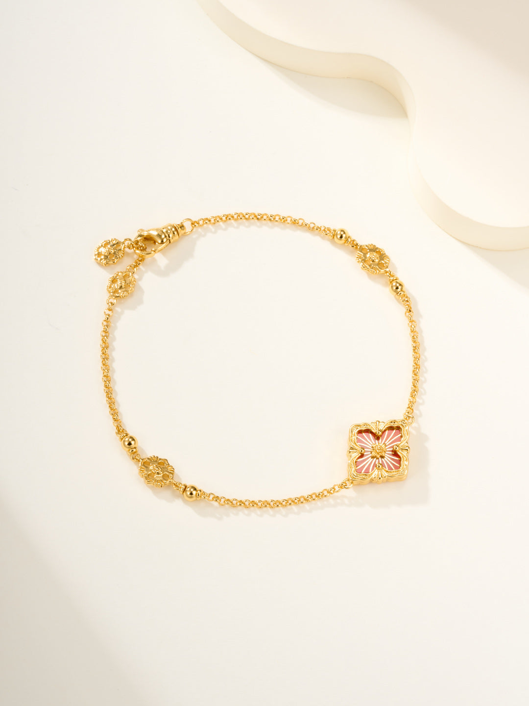 [Glimmer]B.C.L ENAMELED One-Flower Bracelet£¨Various Colors)