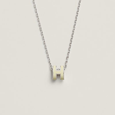 [Glimmer]HM CLIC YELLOW ENAMEL GOLD NECKLACE