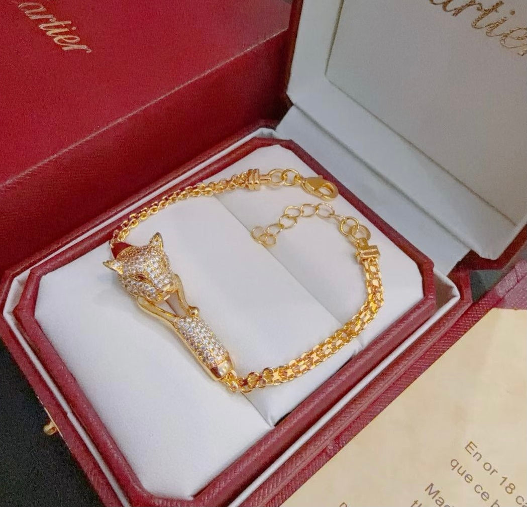 [Glimmer Jewelry] パンテール ブレスレット ダイヤモンド