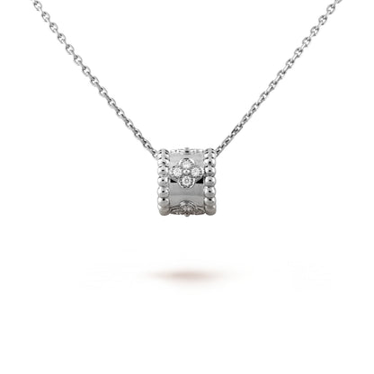 [Glimmer]ペルレ ペンダント シルバー ダイヤモンド ネックレス