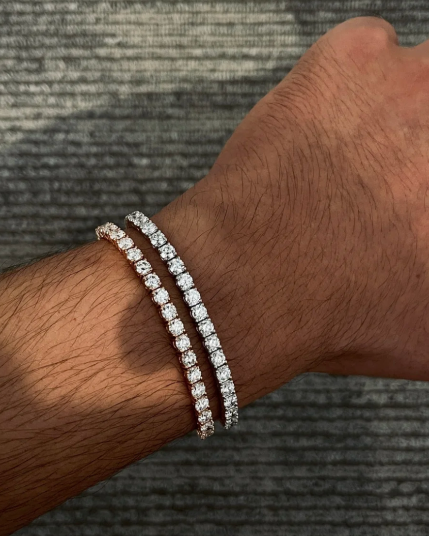 [Glimmer]  CLASSIC BASEBALL BRACELAT, 52 DIAMOND